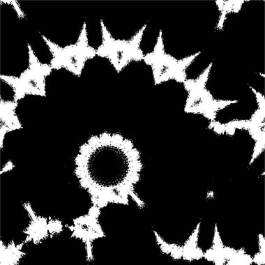 Yuvarlak siyah beyaz sıkıntı dokusu