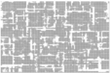 kare elementli soyut geometrik desen. vektör illüstrasyonu