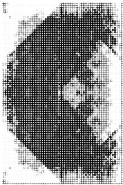 Yarım tonlu arka plan. pikselli siyah beyaz vektör