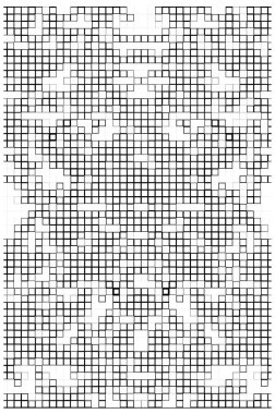 Siyah ve beyaz çizgilerin kusursuz şablonu.