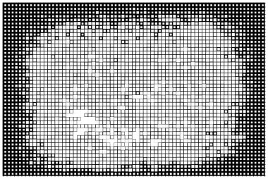 kare piksel mozaik arkaplan, vektör illüstrasyonu
