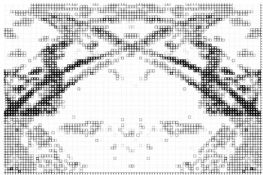 İşlemeli çapraz dikiş deseni. siyah ve beyaz vektör