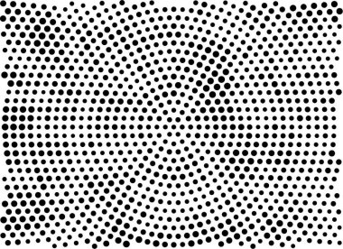 Yarım tonlu arka plan. siyah ve beyaz noktalar, vektör çizimi.