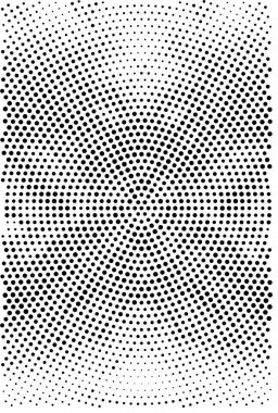 Yarım tonlu arka plan. siyah ve beyaz noktalar, vektör çizimi.