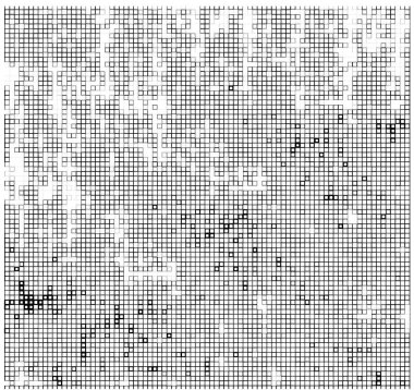 Karelerden oluşan soyut bir arkaplan. vektör çizimi tasarımı