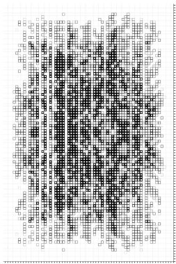 Kareli siyah beyaz desenlerin vektör illüstrasyonu