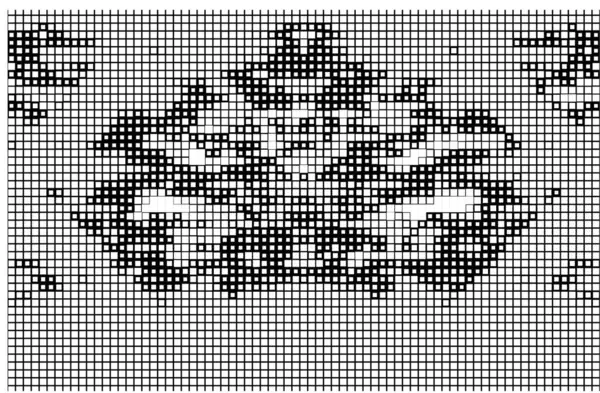 Pixel Pixelated Digital Pixel Icon — Stock Vector