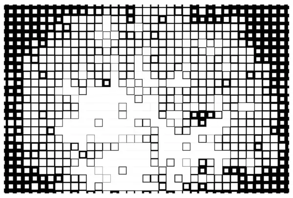 Punkt Halbton Mosaik Muster — Stockvektor