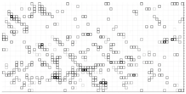方块和圆点的点缀箭头拼图 — 图库矢量图片