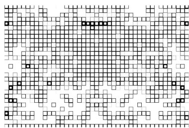 soyut ızgara şekli, rastgele kareler ile örgü