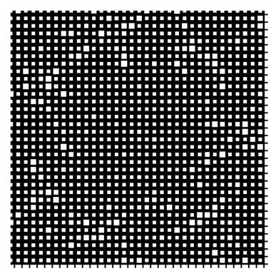 Yarı ton deseni. Beyaz arkaplanda soyut mozaik.