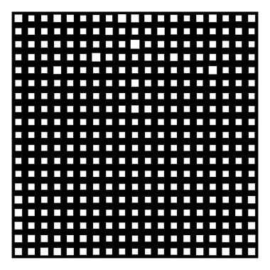 Yarı ton deseni. Beyaz arkaplanda soyut mozaik.