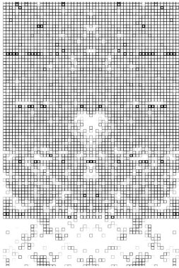 Kusursuz soyut şablon, kareli vektör arkaplan