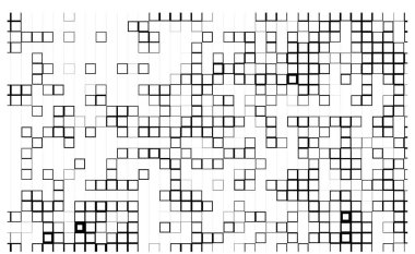 Dikdörtgen elementli soyut geometrik desen. vektör illüstrasyonu