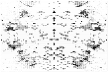 Grunge üst üste biniyor. Soyut siyah-beyaz vektör arkaplanı. Çatlaklarda, noktalarda, noktalarda kirli desenli tek renkli vintage yüzey.