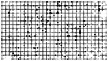 Dikdörtgen elementli soyut geometrik desen. vektör illüstrasyonu