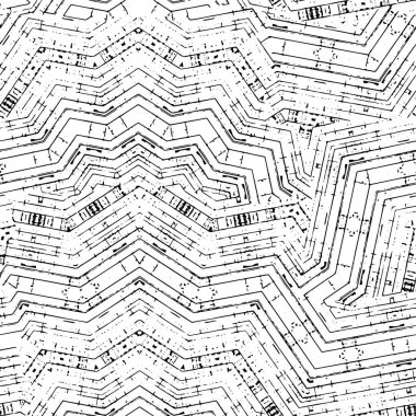 Kusursuz geometrik desen. siyah ve beyaz doku.