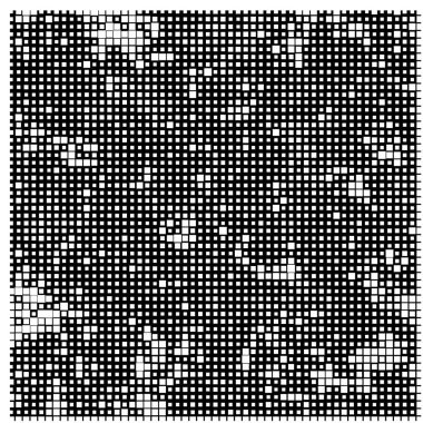 Siyah ve beyaz kareli desen vektör illüstrasyonu