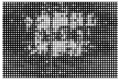 Beyaz mikro tonda siyah renk. Sert vektör arkaplanı. Monokrom yarım ton üstüste