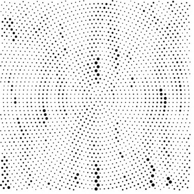 tek renkli nokta vektör illüstrasyonunu soldur