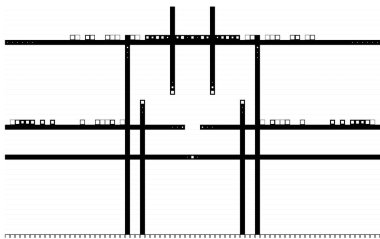 Soyut mozaik arka plan. vektör kare deseni