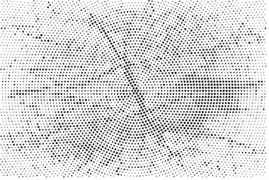 Beyaz arkaplandaki siyah noktaların deseni, vektör illüstrasyonu