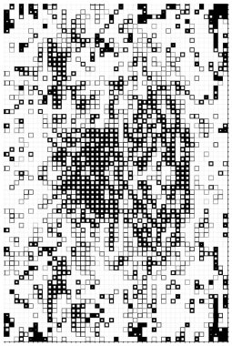 Mozaik tasarım elementleri. piksel arkaplanı