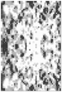 Mozaik tasarım elementleri. piksel arkaplanı