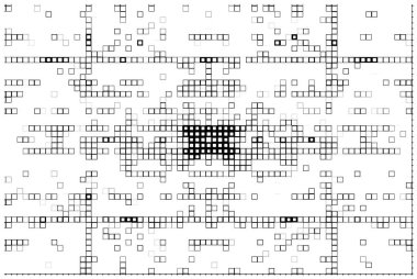 kareli soyut bir arkaplanın siyah ve beyaz vektör çizimi