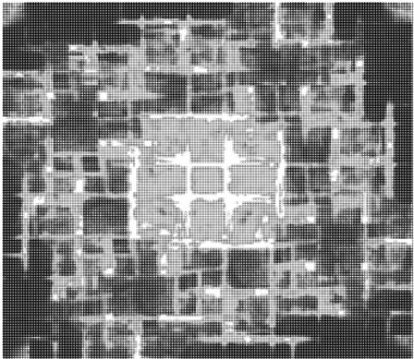 soyut geometrik piksel arkaplan.