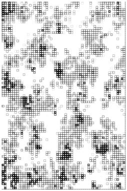 Siyah ve beyaz renklerde soyut grunge arkaplanı. vektör illüstrasyonu