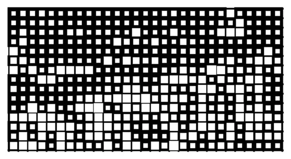 半色调图案 白色背景的马赛克 — 图库矢量图片