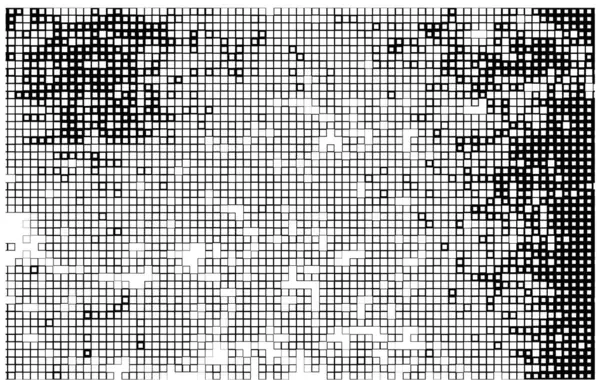 Půltónový Vzorec Abstraktní Mozaika Bílém Pozadí — Stockový vektor