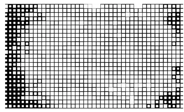 像素背景 黑白正方形 — 图库矢量图片