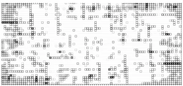 Pixel Bakgrund Svart Och Vit Rutor — Stock vektor
