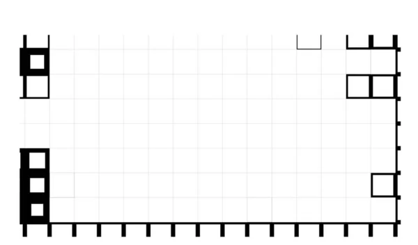 Pixel Achtergrond Zwart Wit Vierkanten — Stockvector