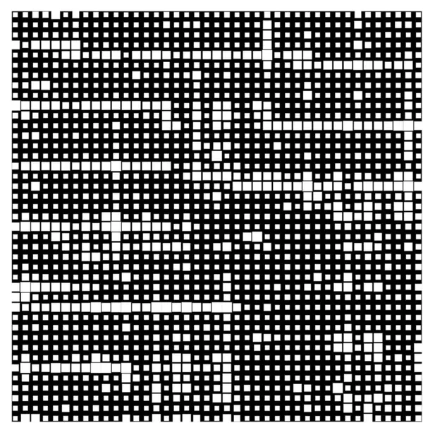 Černá Bílá Geometrický Vzor Pozadí Monochromatické Čtverce — Stockový vektor