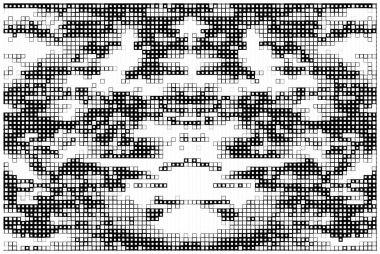 Kareler, vektör illüstrasyonlu soyut siyah beyaz arkaplan