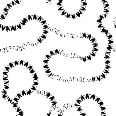 Siyah ve beyaz desenli 