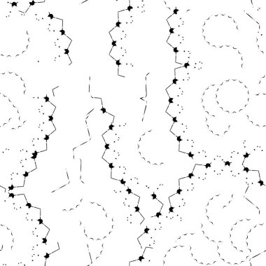 Siyah ve beyaz desenli 