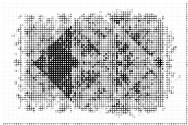 Beyaz arka planda siyah yarım ton doku. Modern Noktalı Futuristik Arkaplan. Gürültü Örtüsü. Dijital olarak oluşturulmuş resim. Pop Art Style. Vektör İllüstrasyonu