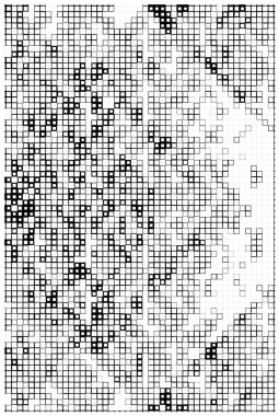 Gürültü Örtüsü. Dijital olarak oluşturulmuş resim. Pop Art Style. Vektör 