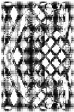 Gürültü Örtüsü. Dijital olarak oluşturulmuş resim. Pop Art Style. Vektör 