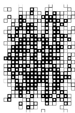 Soyut grunge arkaplanı. Monokrom dokusu. vektör illüstrasyonu