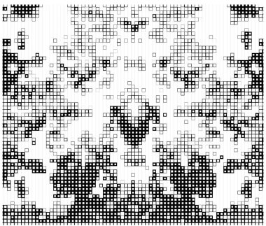 Yarım ton. soyut arkaplan ve geometrik vektör deseni. 