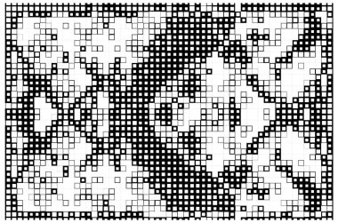 Siyah beyaz arkaplan, baskı ya da poster için geometrik desen. Vektör çizimi. Grafik tasarımı, soyut arkaplan