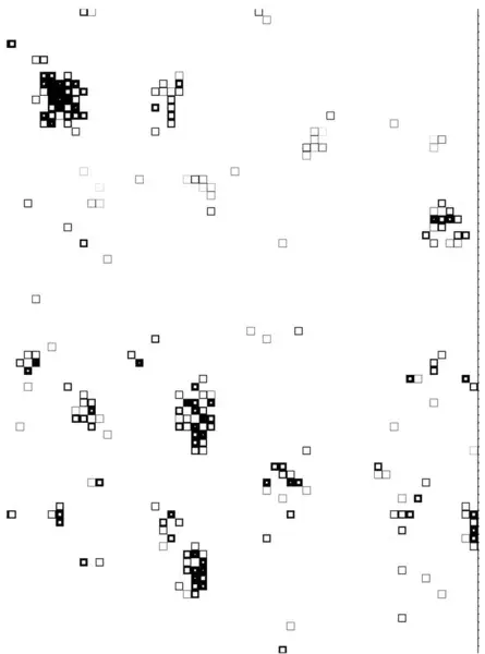 白色背景下的黑色半色调纹理 现代Dotted Futuristic Backdrop 消声覆盖 数字生成的图像 流行艺术风格 病媒图解 — 图库矢量图片