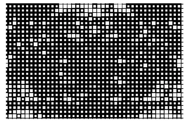 白色背景下的黑色半色调纹理 现代Dotted Futuristic Backdrop 消声覆盖 数字生成的图像 流行艺术风格 病媒图解 — 图库矢量图片