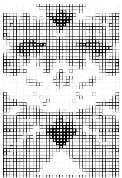 Геометрический Узор Черно Белого Фона Печати Плаката Векторная Иллюстрация Графический — стоковый вектор