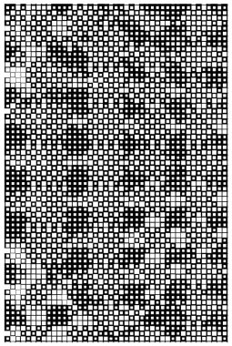 Kare ve karelerle mozaik yarım ton deseni.